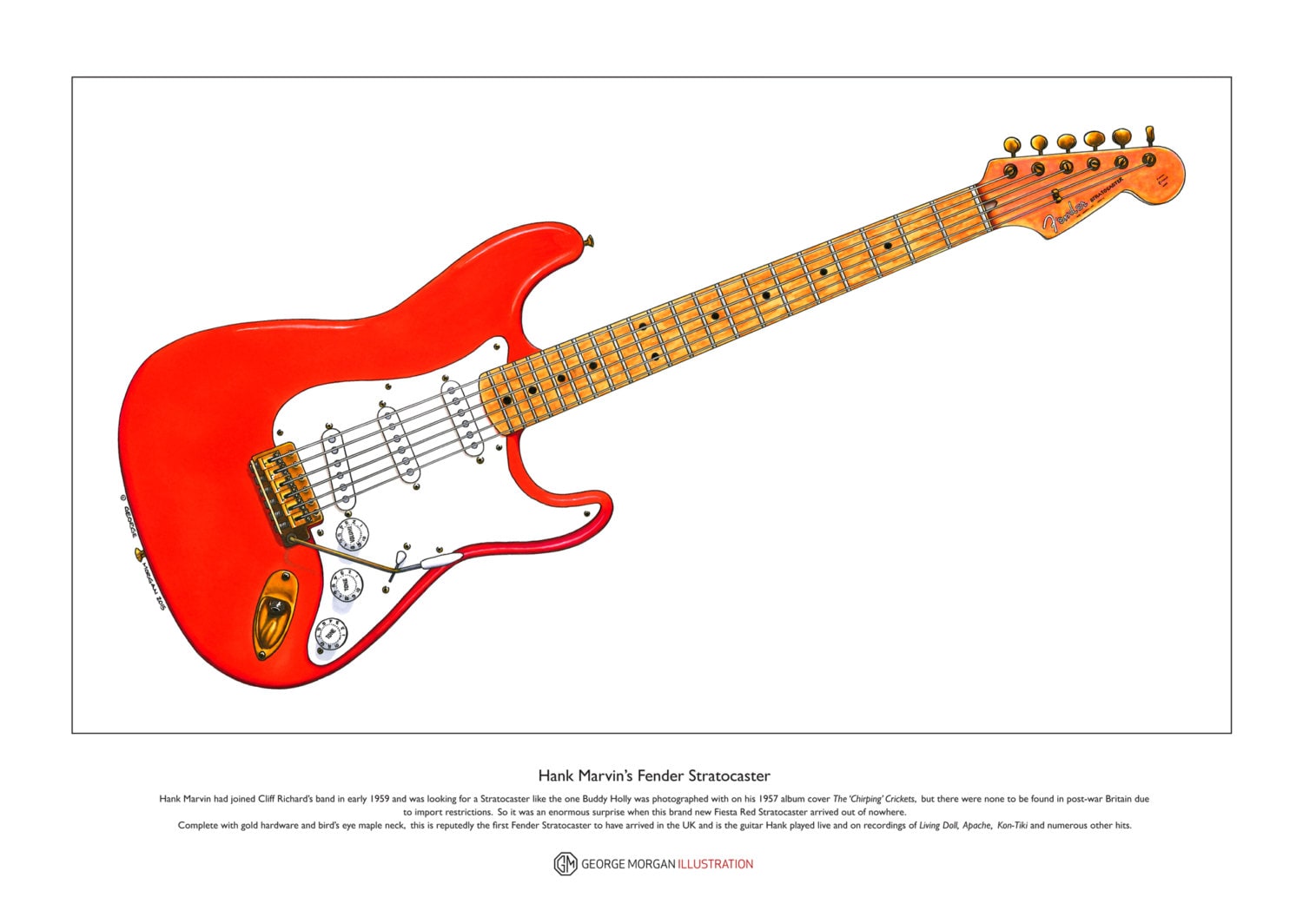 Fender stratocaster cheap hank marvin