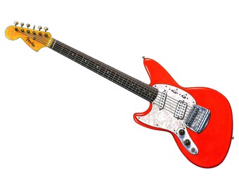 Fender Jag-Stang CANVAS PRINT de Kurt Cobain