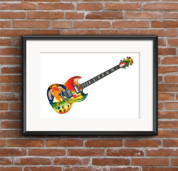 Gitarre Tasse Eric Clapton/'s Gibson SG Fool Gitarre Abbildung