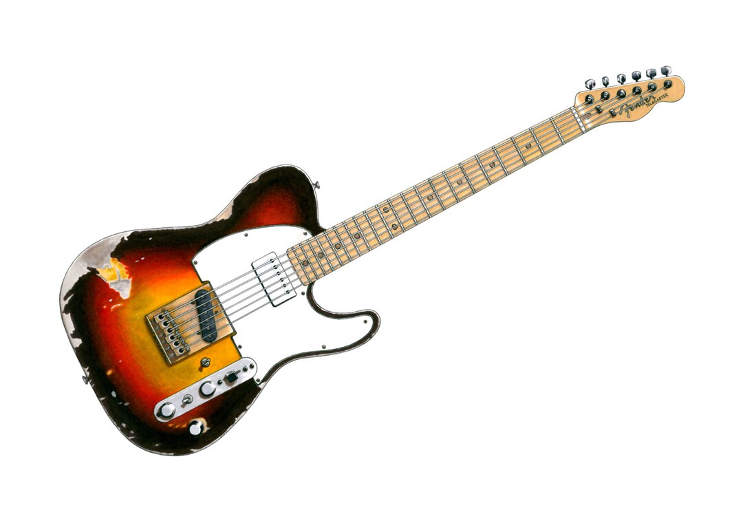 Andy Summers' Fender Telecaster CANVAS PRINT - Etsy