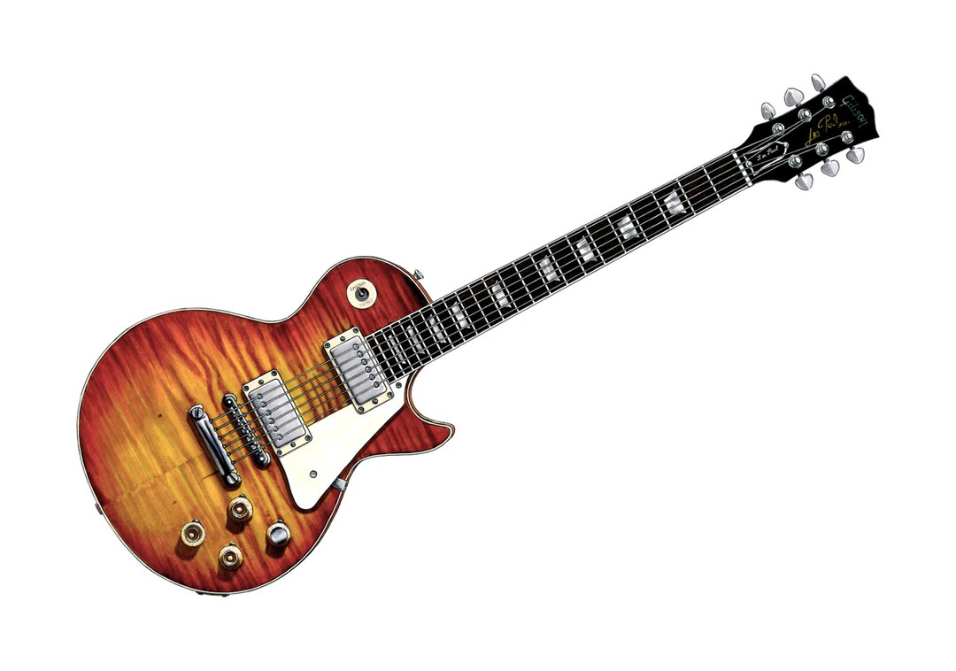 Mike Bloomfields 1959 Gibson Les Paul Standard CANVAS PRINT - Etsy