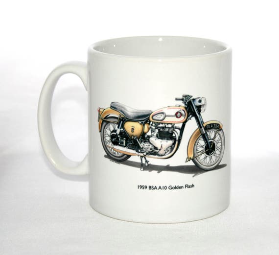 BSA A10 Super Rocket 1961 Motorcycle Advertising MUG BSA A10 Super Rocket 1961 Motorcycle Advertising MUG