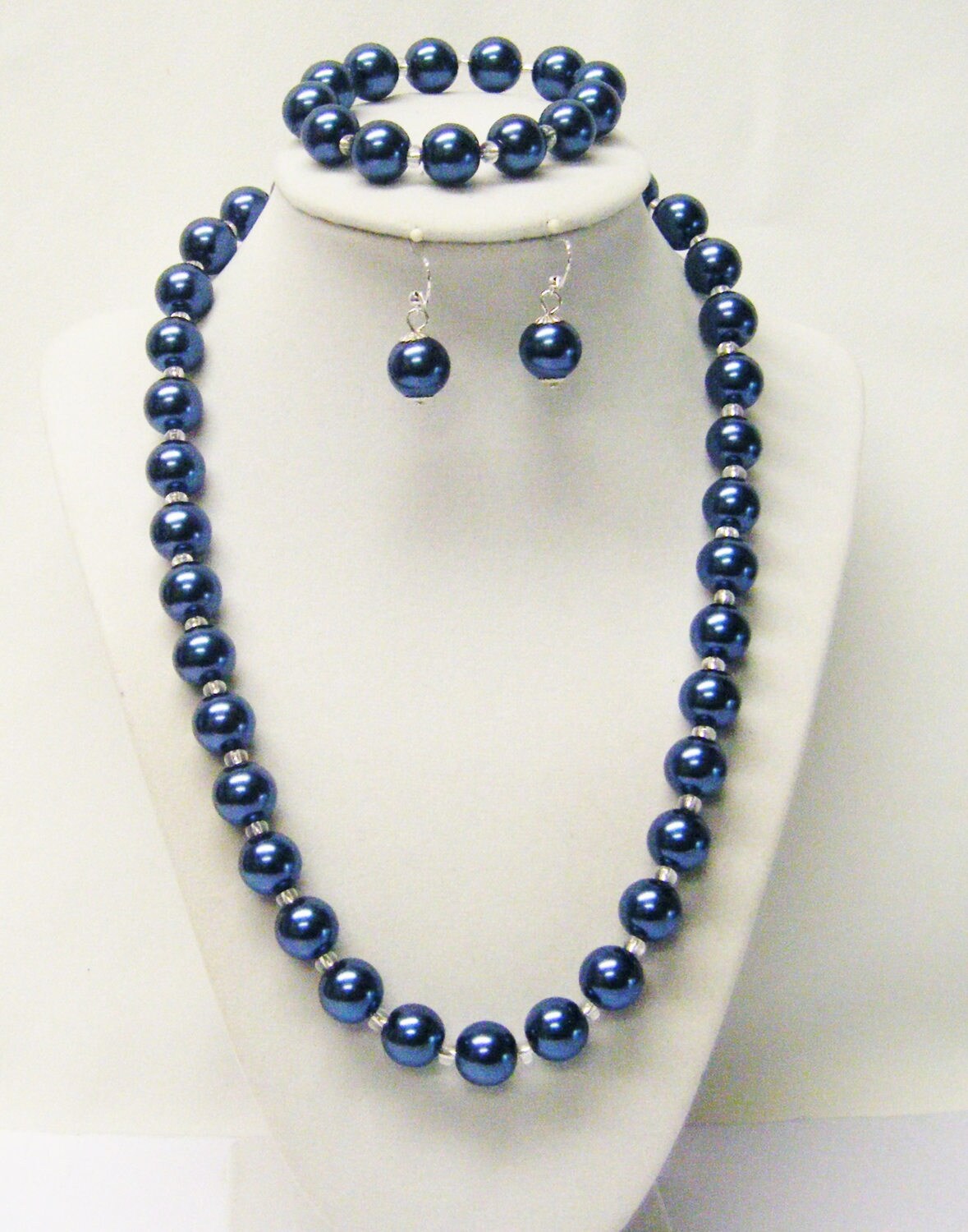 Blue pearl outlet necklace price