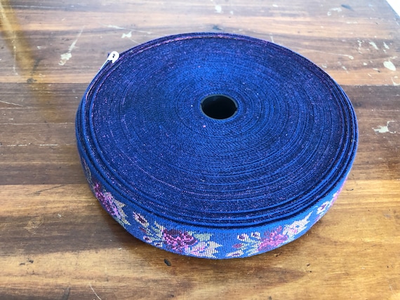 ruban brodé vintage des années tapisserie 60 hippie tapisserie années denim épais ruban large passais décor décoratif grande bobine de bleu fil floral 4c0f3f ruban brodé vintage des années tapisserie 60 hippie tapisserie années denim épais ruban large passais décor décoratif grande bobine de bleu fil floral 4c0f3f