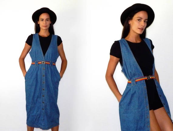 80s jean dress
