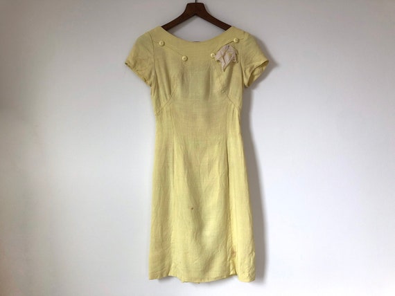 womens yellow easter dress