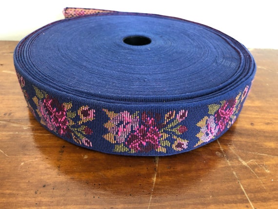 ruban brodé vintage des années tapisserie 60 hippie tapisserie années denim épais ruban large passais décor décoratif grande bobine de bleu fil floral 4c0f3f ruban brodé vintage des années tapisserie 60 hippie tapisserie années denim épais ruban large passais décor décoratif grande bobine de bleu fil floral 4c0f3f