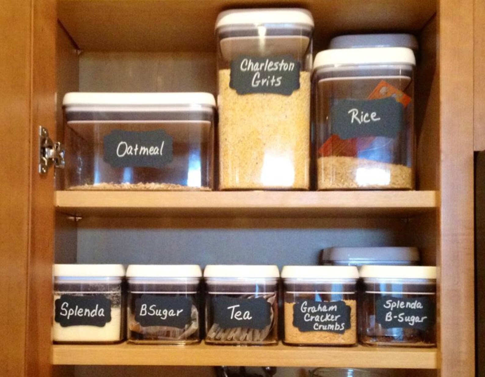 Chalkboard Labels Repositionable/set of 17 Labels 2 Sizes Etsy