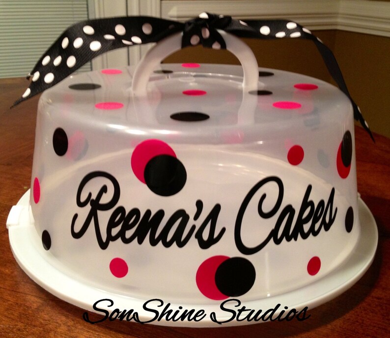 Download Plates Personalized Cake Carrier Home Living