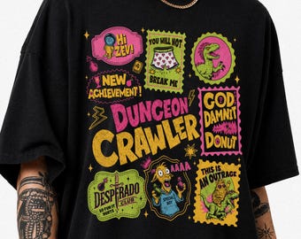 Camiseta de explorador de mazmorras, camiseta de donut, ropa para fans de libros de ciencia ficción