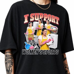 Jag stöder sportt-shirt för kvinnor, pinsam t-shirt, krypande t-shirts, fånig t-shirt, stötande t-shirtbyte, oförskämd t-shirtgåva