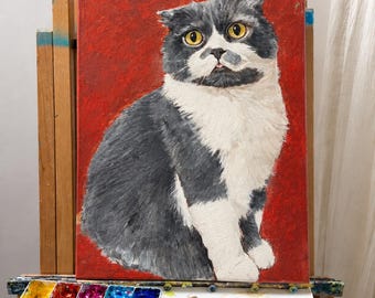 Oil Painting Look from Photo, Custom Pet Oil Painting ,Wedding Custom Canvas,Personalized Family & Wedding Gift,Lover Gifts Birthday Present