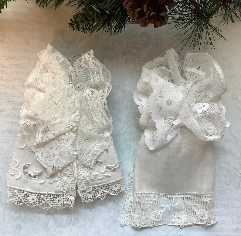 Vintage Lace Angel Ornaments - Etsy