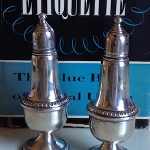Vintage Sterling Salt & Pepper Set
