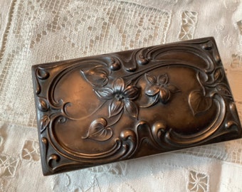 Art Deco Copper Ink Blotter