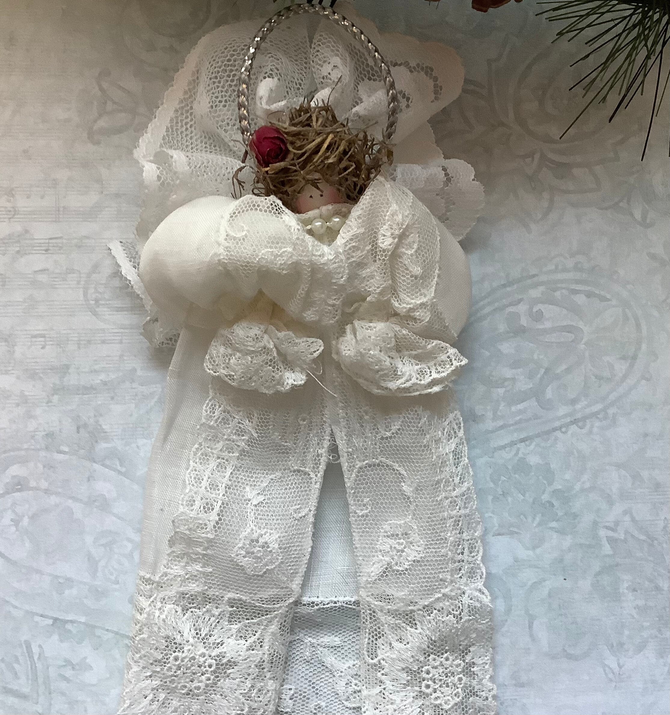 Vintage Lace Angel Ornaments - Etsy