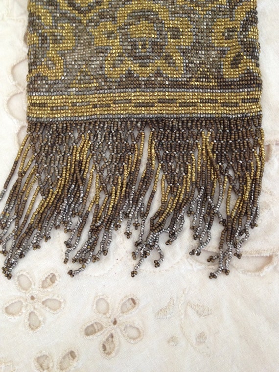 Vintage French Beaded Purse, Antique, Cpllectible… - image 3