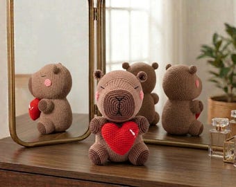 Giant Capybara Crochet Pattern | Amigurumi Plushie Toy Tutorial (US Terms)