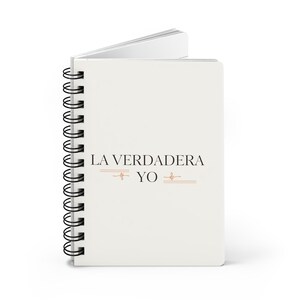 La Verdadera Yo Spiral Journal | Spanish Self-Discovery Notebook