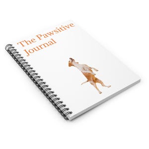 Pet Lover Paw Print Spiral Notebook | Ruled Line