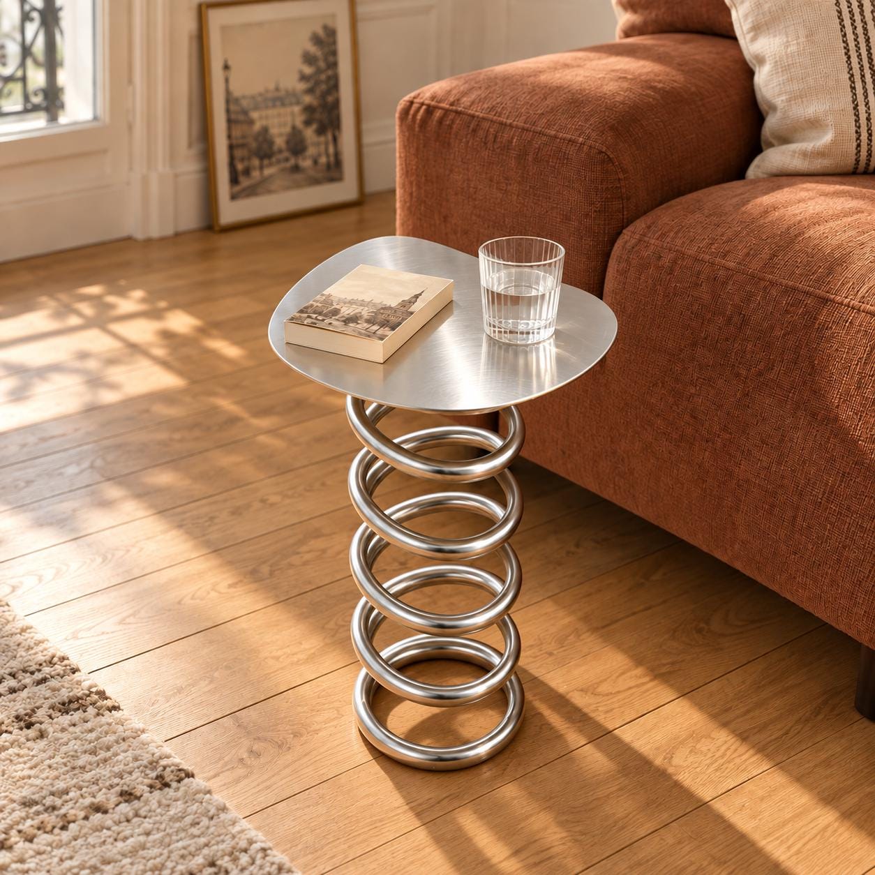 Cantilever glass side table - Etsy 日本
