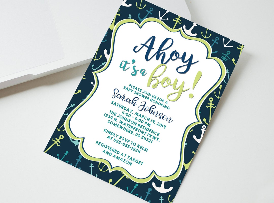 ahoy-it-s-a-boy-invitation-ahoy-its-a-boy-baby-shower-etsy