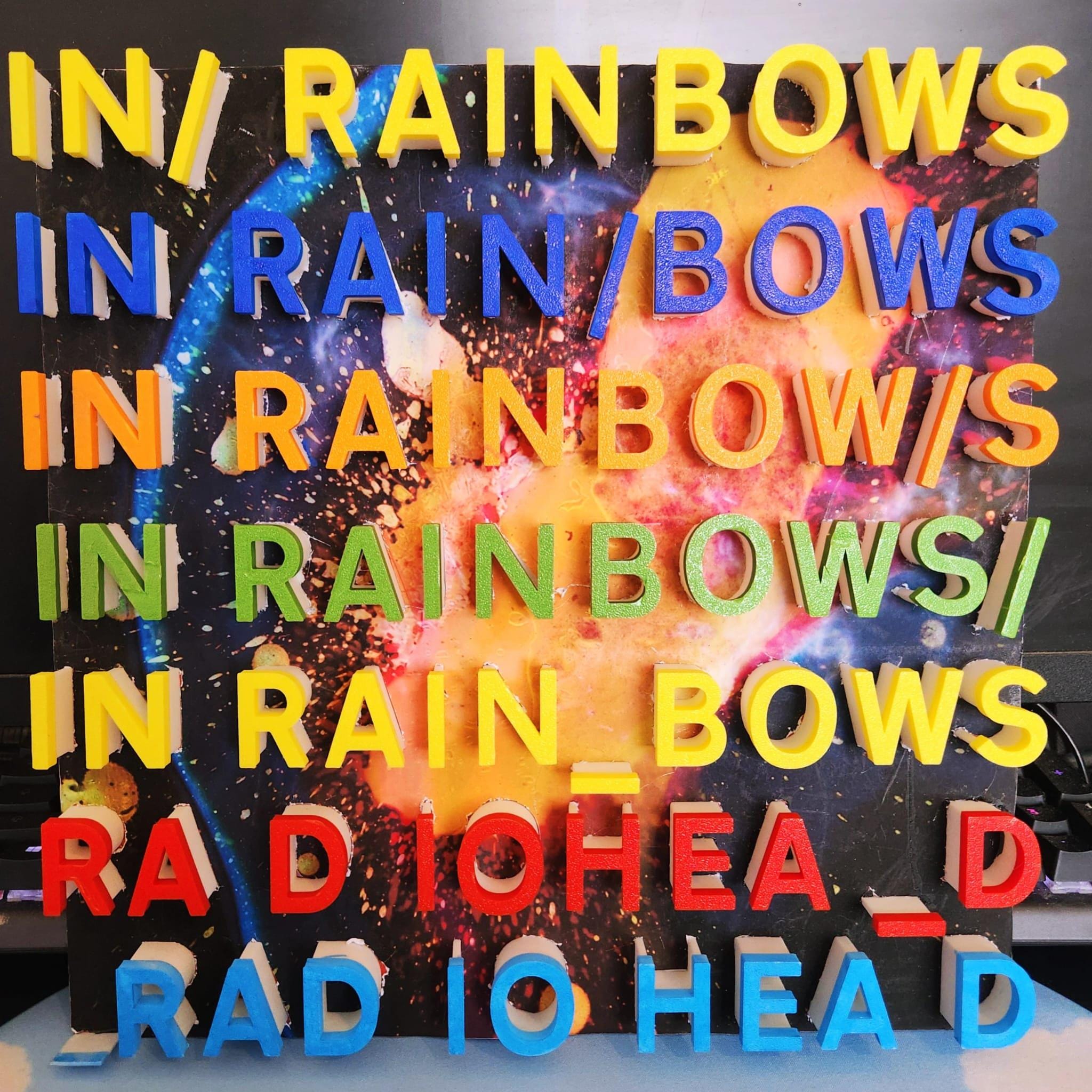 In Rainbows Radiohead Poster - Etsy Canada