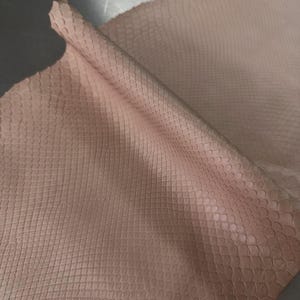 Real Dusty Taupe Reticulated Python Belly Cut Leather Hide | Bleached Finish, Premium Tanned Exotic Leather for Luxury Leathercraft