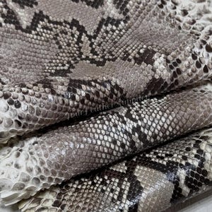 Python Skin for Handcrafting, Genuine Reptile Skin
