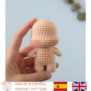 Amigurumi Body Base No Sew Crochet Pattern – Create Custom Characters – English and Spanish