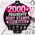 2000+ Procreate Body Stamps Mega Bundle | Male and Female Pose Stamps | Face, Hands, Feet, Hair Brushes | Character Creator Kit product logo