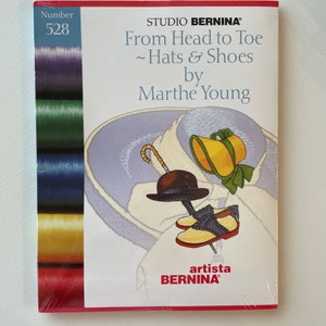 Studio Bernina From Head to Toes Hats & Shoes Marthe Young Artista Card Kit NEW