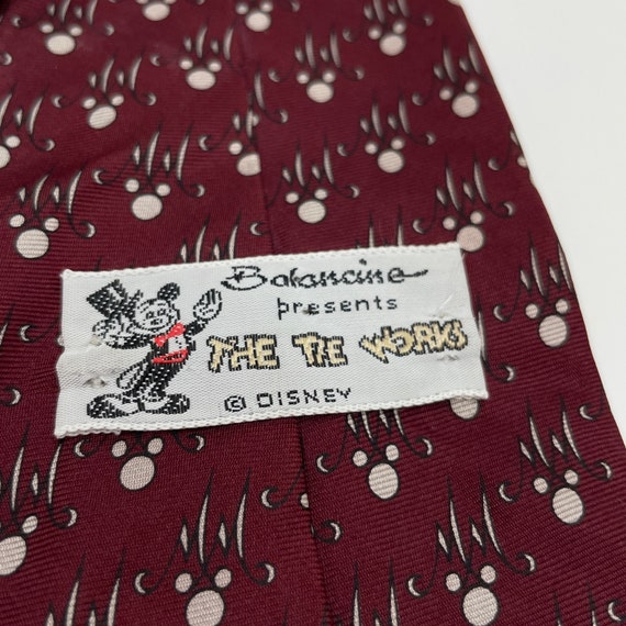 Vintage Disney Tie Hidden Mickey Mouse MM Logo Ba… - image 3