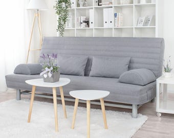 COVER hoes voor IKEA BEDDINGE zitbank, gestreept