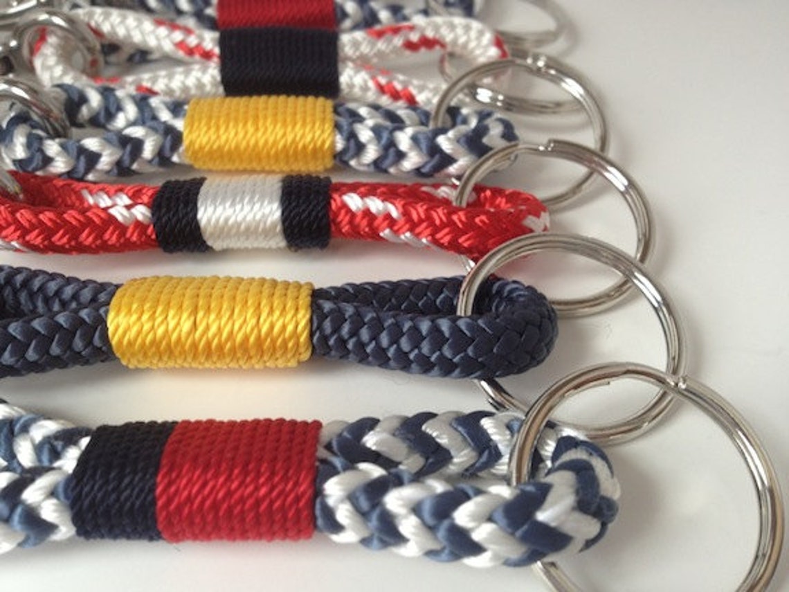 Nautical Rope Keychains Etsy