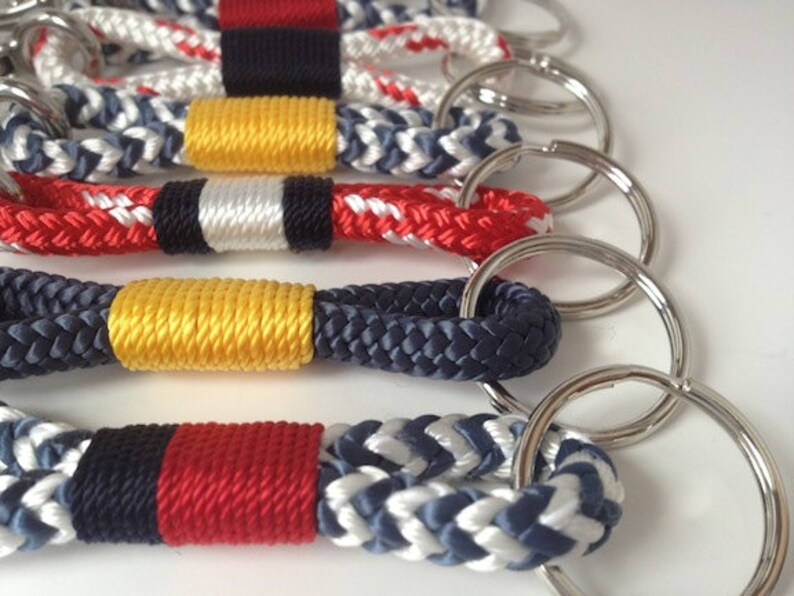 Nautical Rope Keychains Etsy