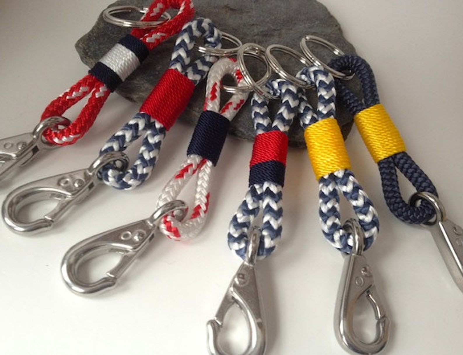 Nautical Rope Keychains Etsy