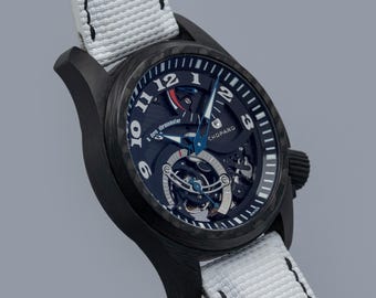 Generalüberholte Chopard L.U.C Tourbillon Tech Twist Carbon All Black Edition