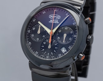 Generalüberholter Ikepod Isopode Chronometer Chronograph PVD Glanzlackierung