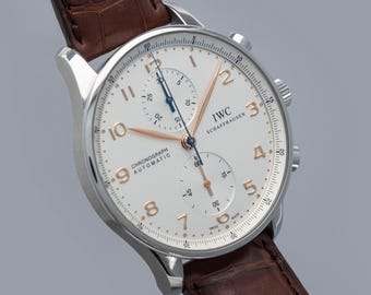 Generalüberholung eines Portugieser Chronographen 3714-45 aus Edelstahl