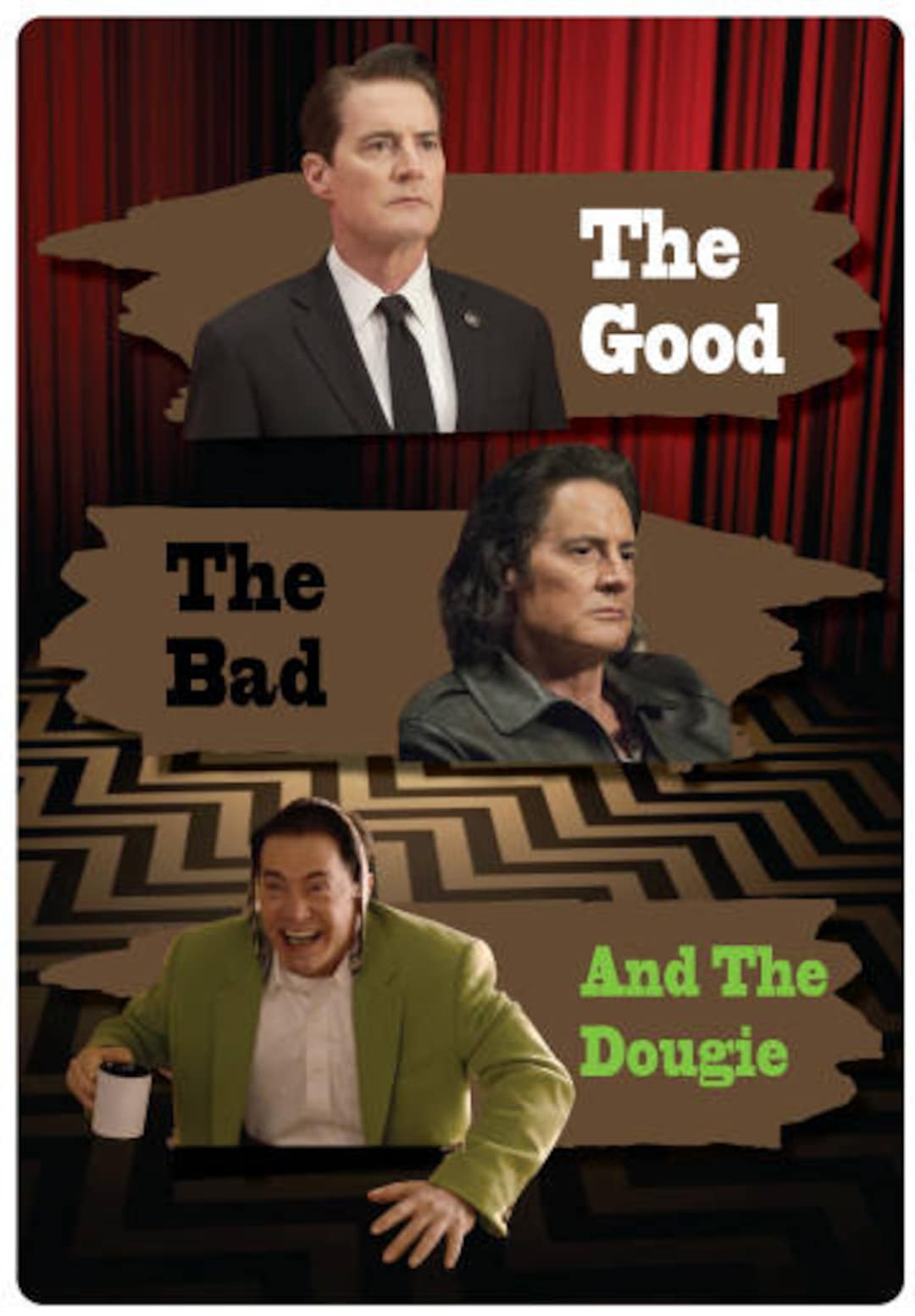 Twin Peaks Cooper Dougie Jones Sticker - Etsy