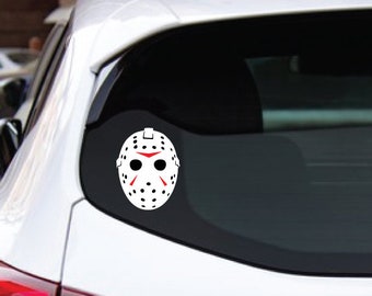 Jason Voorhees Mask Sticker Friday the 13th