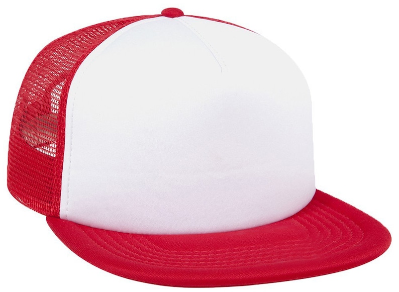 Red Trucker Hat Cap - Etsy