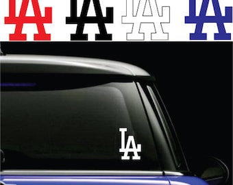 Los Angeles Dodgers LA Dodgers Team Logo Car Truck Window Laptop Decal Sticker