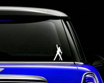 Queen Freddie Mercury Silhouette Sticker Decal