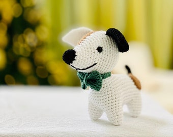 Spotty Dog - Cute Crochet Handmade Gift