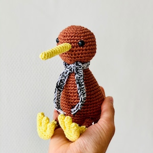 Crochet Kiwi - Amigurumi Kiwi - New Zealand Toy - Ethical - Handmade Gift for kiwi lovers