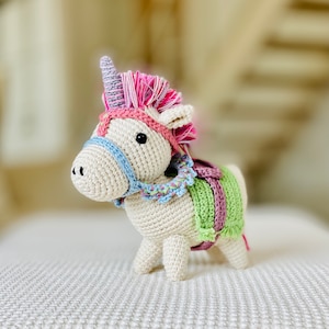 Unicorn Toy- Rainbow - Cute - Multi-colored - Collectable - Stuffed Toys - Handmade Gift - Ethical - Fantasy - Unicorn Lovers