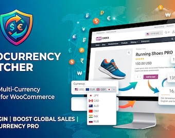 Plugin de configuração de moeda para WordPress, Gtranslate para comerciantes, com licença de 1 ano.