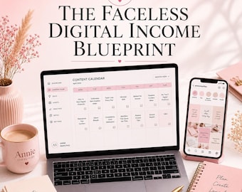 Faceless Digital Income Blueprint | Anonymous Online Business Guide for Beginners (Digital Download)